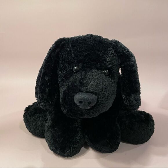 Mary Meyer Flip Flop Black Puppy Dog Plush Very Relaxed Animals 1999 Excellent… - Picture 1 of 12